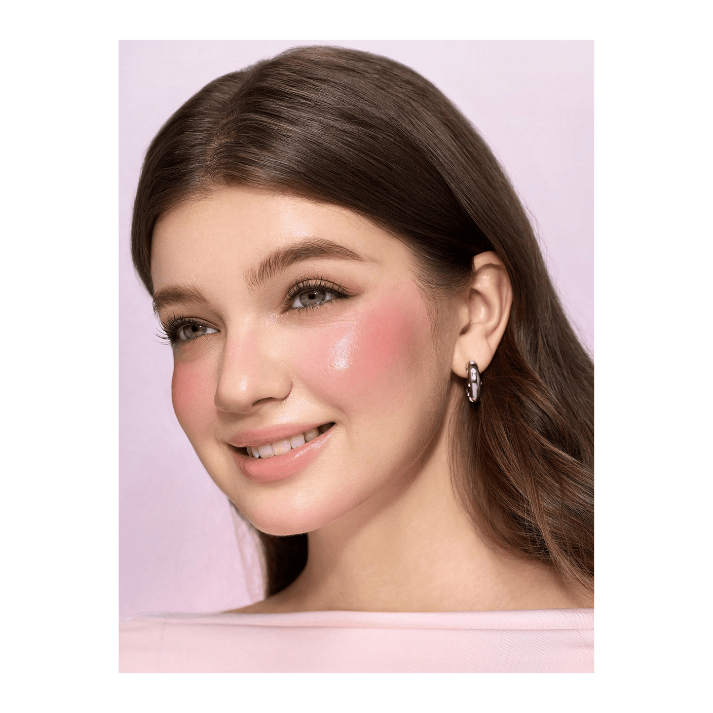 Impoted Shelgam Glass Glow Blush Stick