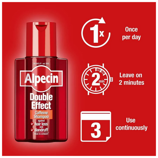 Impoted Alpecin Double Effect Caffeine Shampoo 200ml