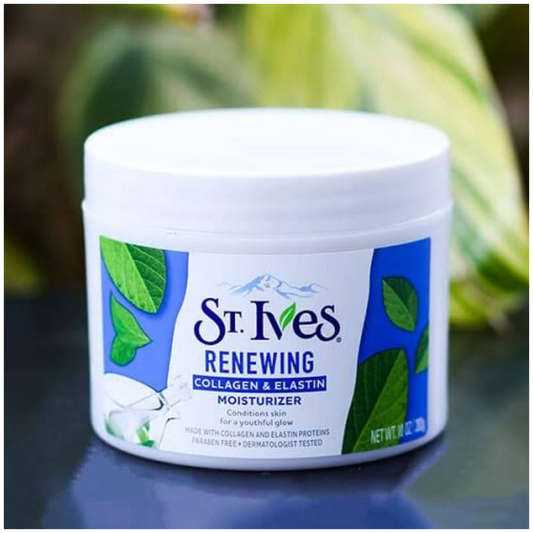 Impoted St. Ives Timeless Skin Collagen Elastin Facial Moisturizer 283g