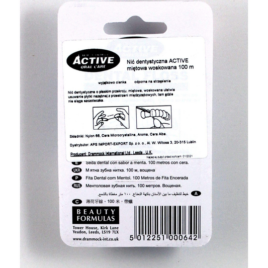 Impoted Active Oral Care Mint Dental Floss 100m