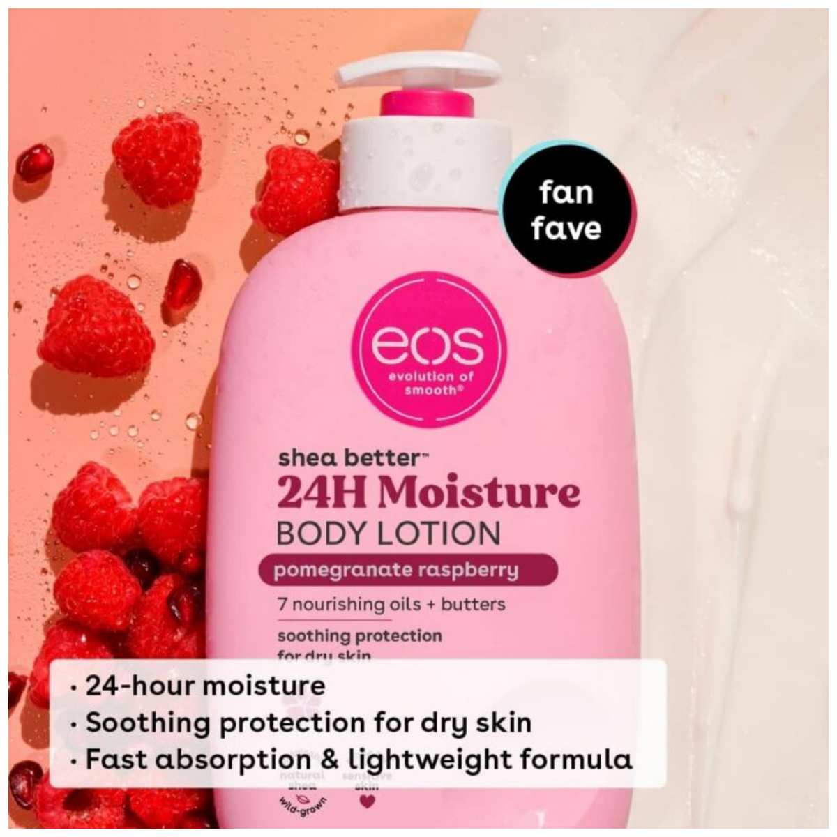 Impoted Eos Body Lotion, Pomegranate Raspberry 473ml