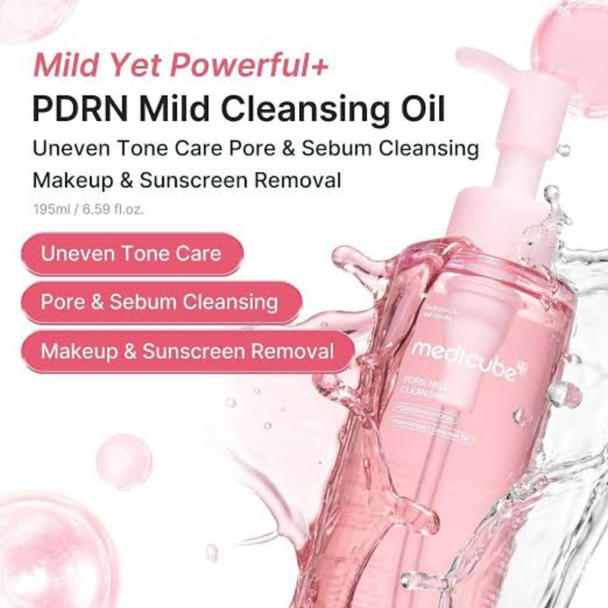 Impoted Medicube - PDRN Mild Cleansing Oil - 195ml