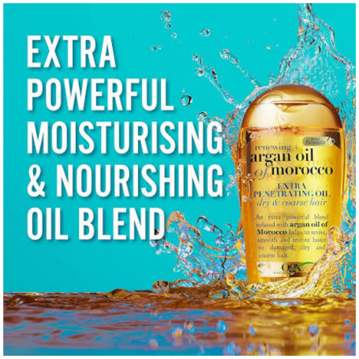 Impoted OGX Argan Oil of Morocco Nourishing Oil for Dry and Unruly Hair 100ml