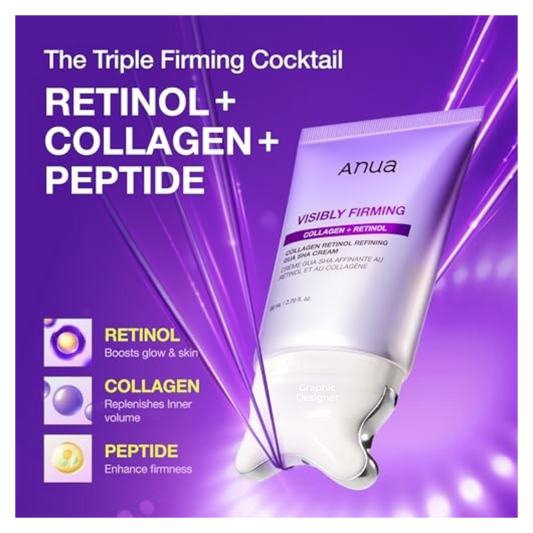 Impoted Auna Visibly Firming Collagen Retinol Gua Sha Cream