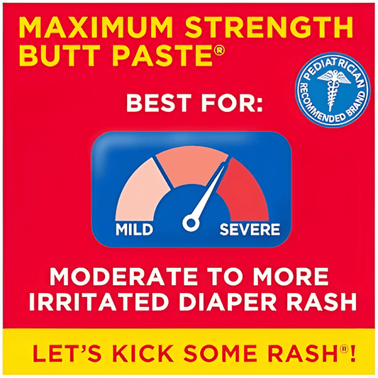 Boudreaux's Butt Paste Maximum Strength, Baby Diaper Rash Cream, (57g)