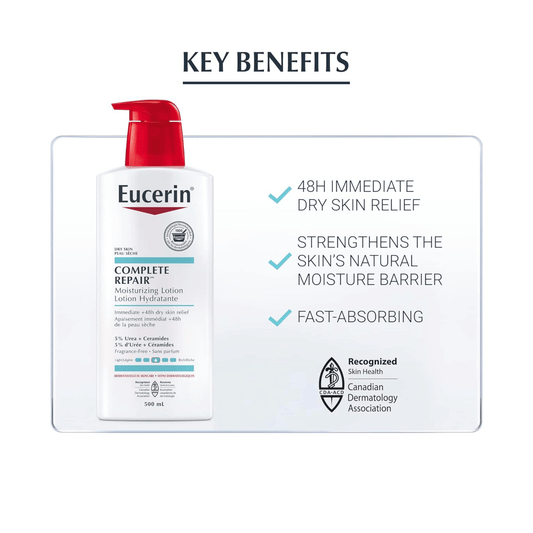 Imported Eucerin Complete Repair Daily Moisturizing Body Lotion