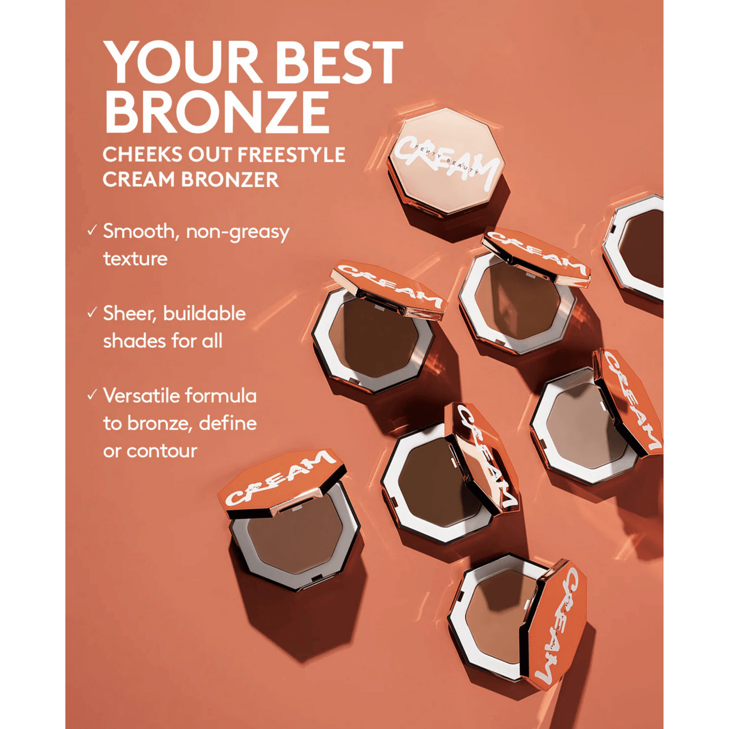 Fenty Beauty by Rihanna Cheeks Out Freestyle Cream Bronzer (6.23g)