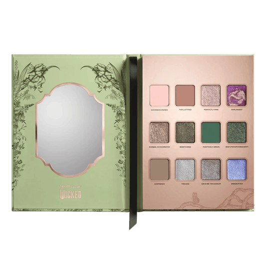 r.e.m beauty Wicked Only In Theaters Eyeshadow Palette, Eyeshadow Palette, Eyeshadow Shades, Makeup Palette, Eye Makeup, Pakistani Makeup, Luxury Makeup