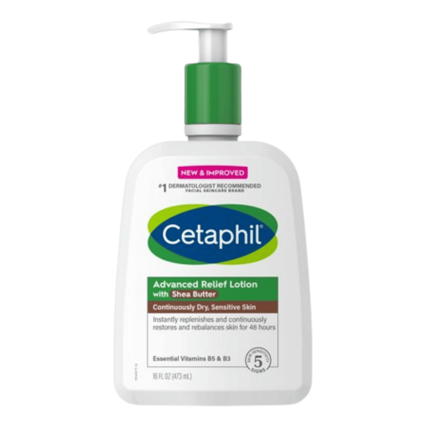 Cetaphil Advanced Relief Lotion with Shea Butter for Dry Sensitive Skin (473ml)
