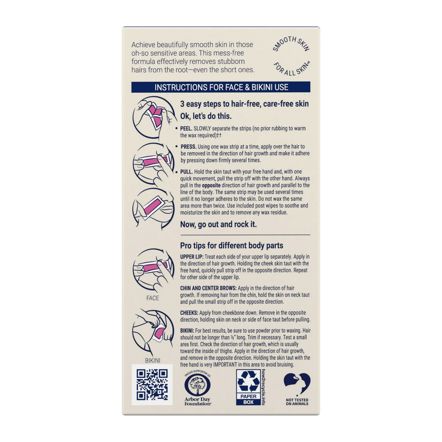 Nair Face & Bikini Wax Ready Strips ( 40 Wax Strips)