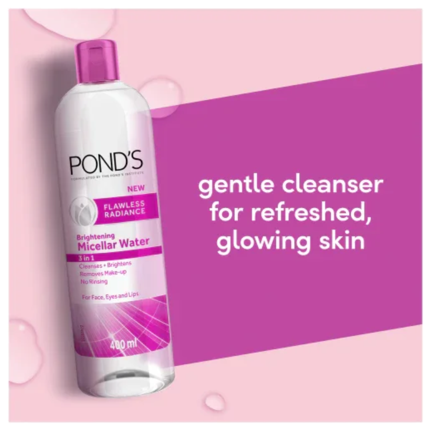 Imported Ponds Flawless Radiance Brighteneing Micellar Water 3in1