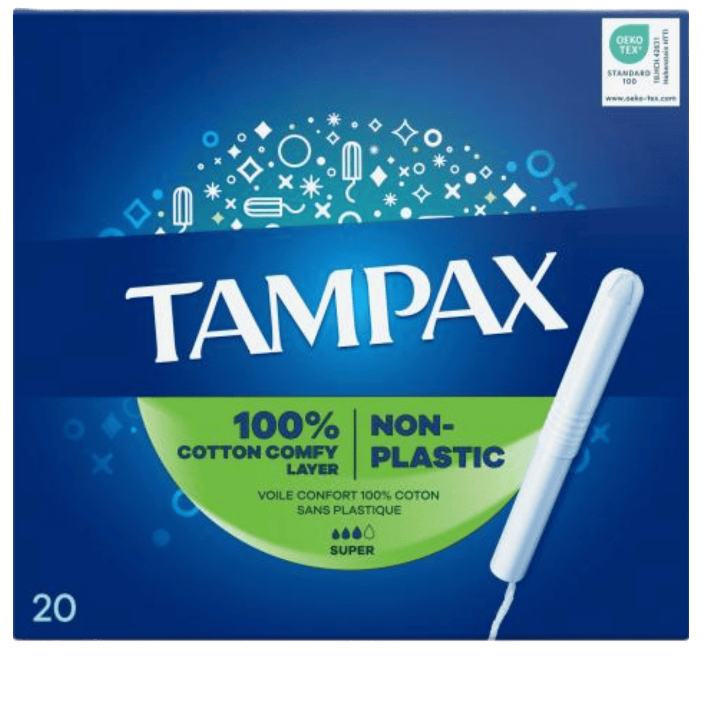 Tampax Non-Plastic Applicator Tampons Available In Pakistan