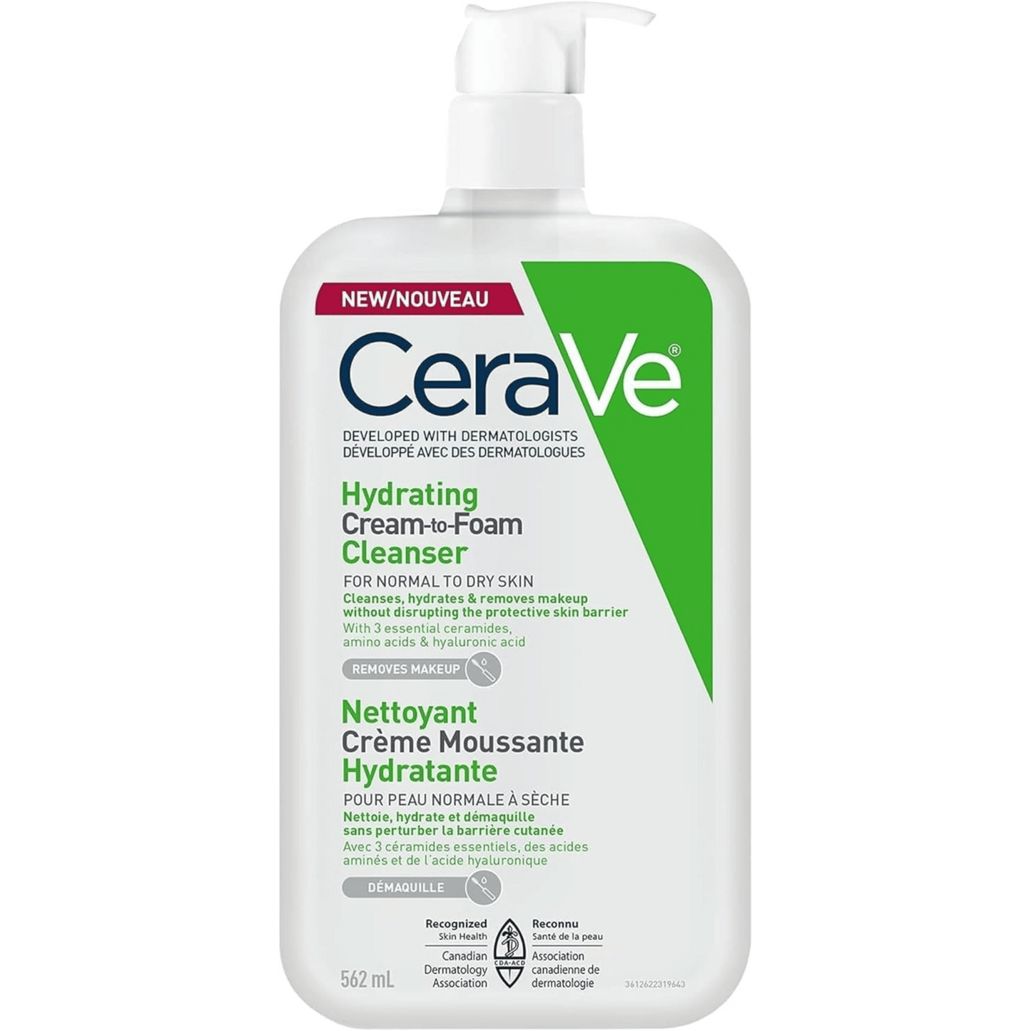 Cerave Hydrating Cream-to-Foam Cleanser