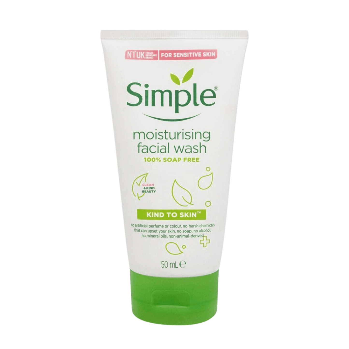 Simple Moisturising Facial Wash Kind To Skin On Skinstash