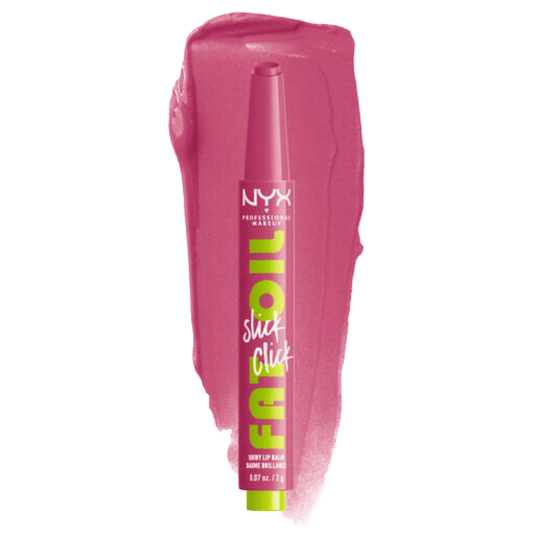NYX Fat Oil Slick Lip Balm 2g providing shine and moisture for soft lips in Pakistan