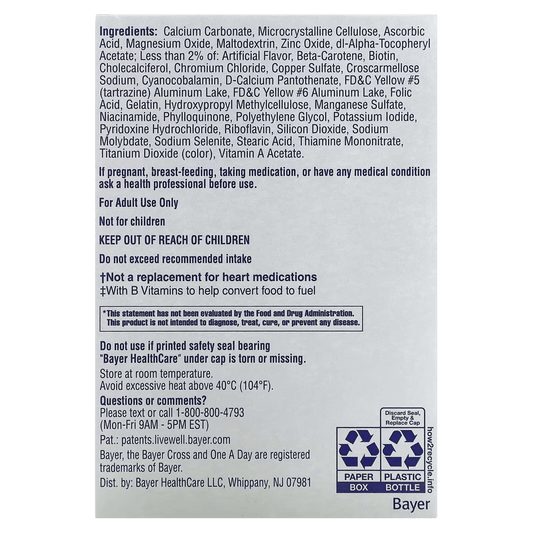 One A Day Women's 50+ Multivitamin, 65 Ct