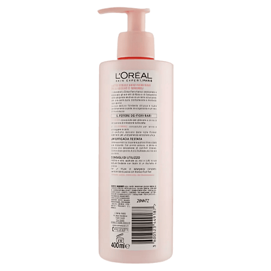 L'OREAL Delicate Flowers Cleansing Milk (For Dry & Sensitive Skin) 400ml