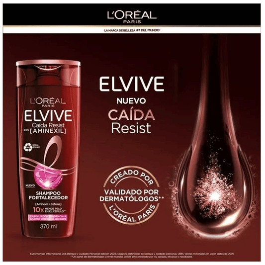 L’Oreal Paris Elvive Fortalecedor Shampoo (370ml)