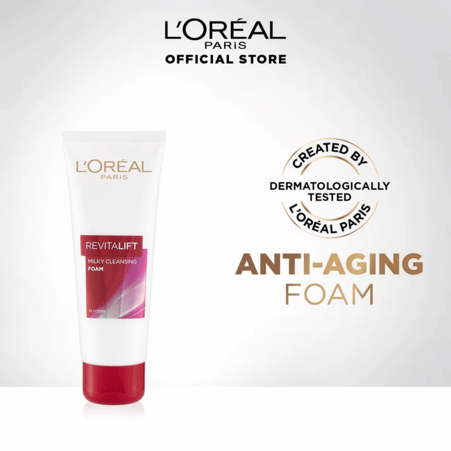 L'Oreal Paris Revitalift Milky Cleansing Foam (100ml)