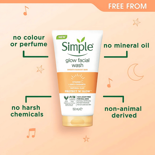 Simple Glow Facial Wash Smooth Radiant Skin (150ml)