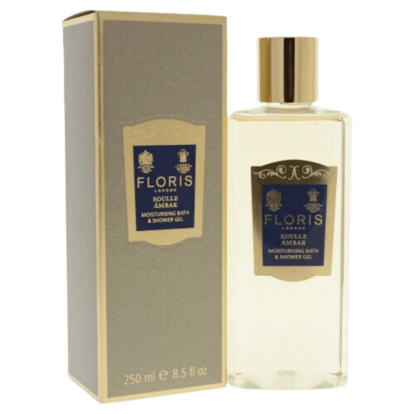 Floris Soulle Ambar - Moisturising Bath and Shower Gel (250 mL)