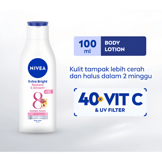 Nivea Extra Bright Radiant & Smooth Super Food Body Lotion (100ml)