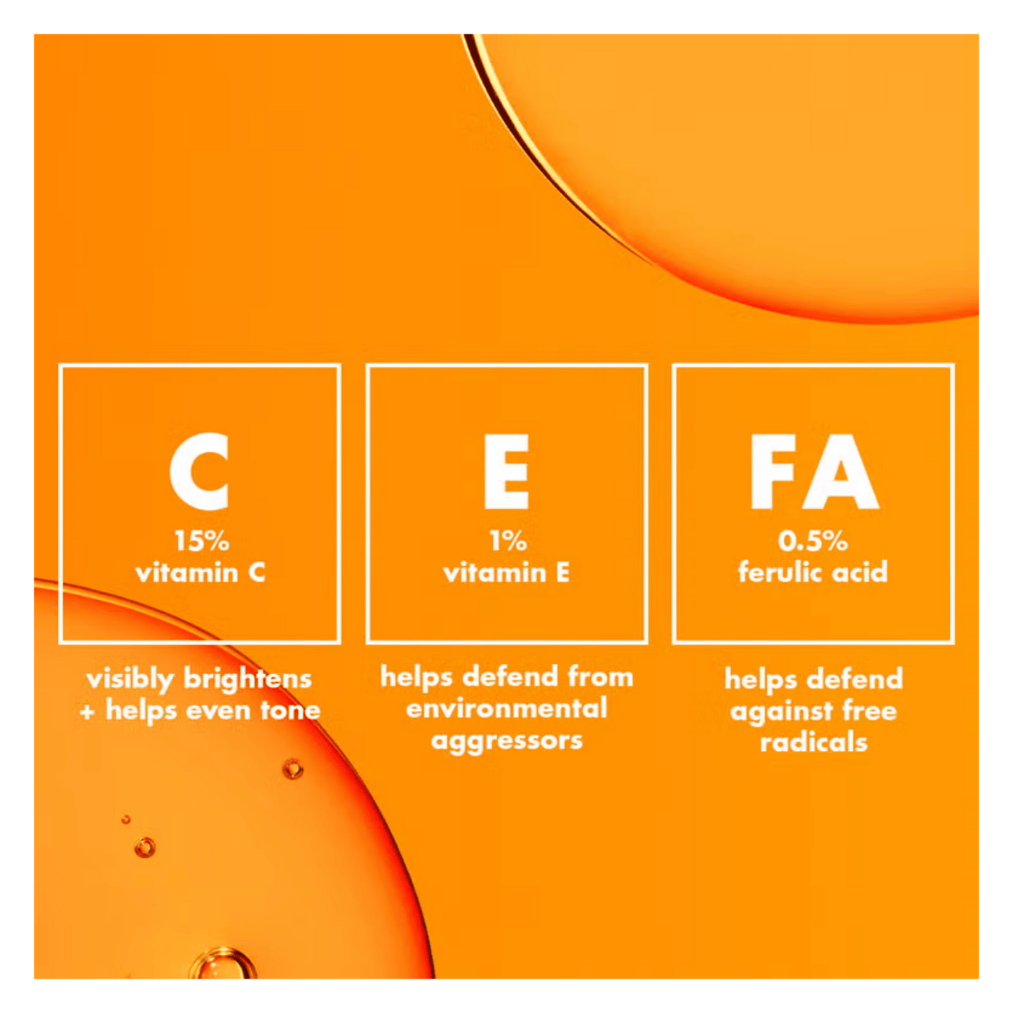 E.L.F Bright Icon Vitamin C + E + Ferulic Serum (30ml)