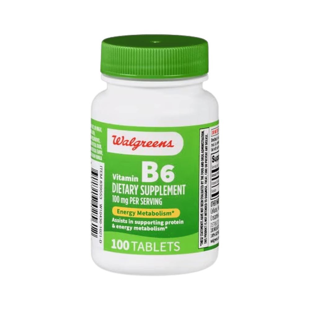 Walgreens Vitamin B6 100 Tablets (100 mg) available at skintash.pk