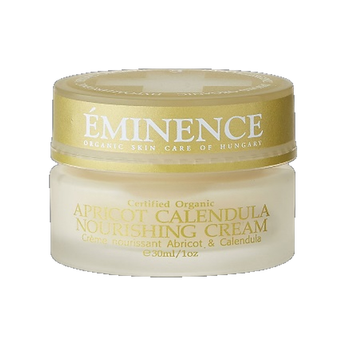 Eminence Apricot Calendula Nourishing Cream jar on white background
