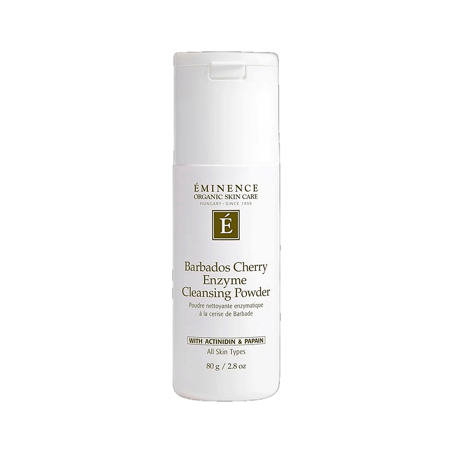 Eminence Barbados Cherry Enzyme Cleansing Powder exfoliating powder cleanser on transparent background