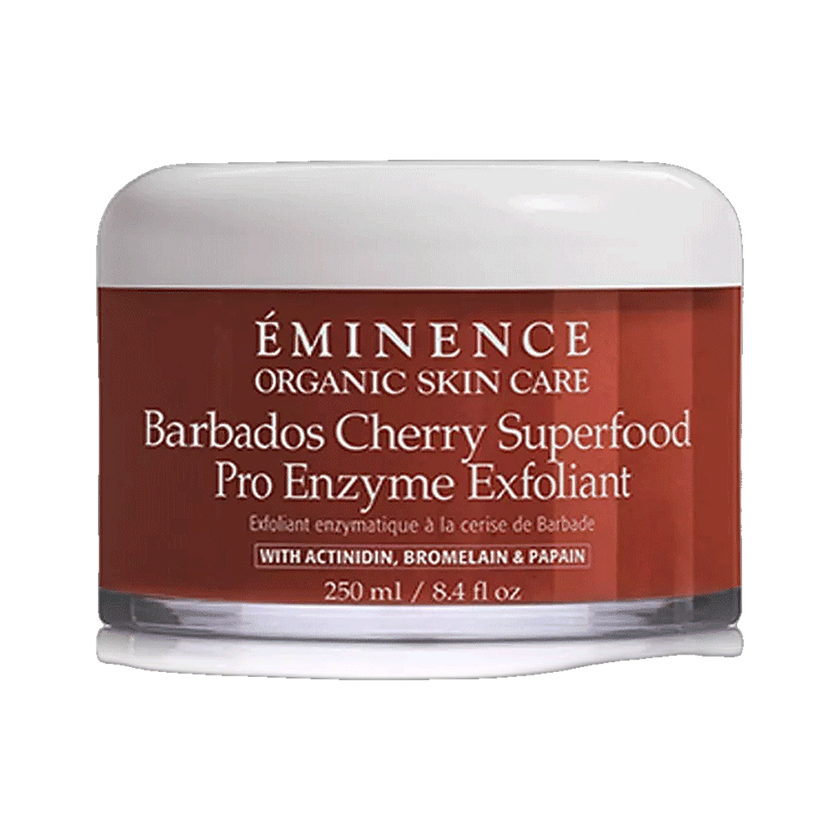 Eminence Barbados Cherry Superfood Pro Enzyme Exfoliant professional treatment on transparent background