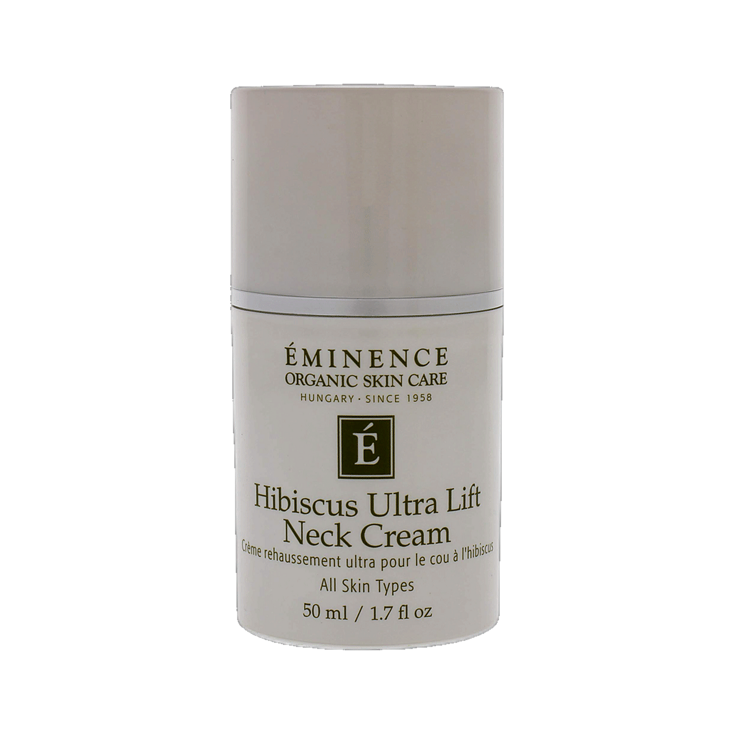 Eminence Hibiscus Ultra Lift Neck Cream firming neck treatment on transparent background