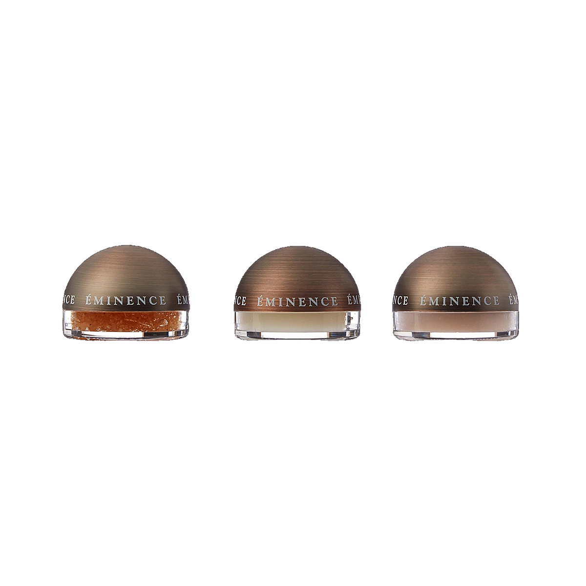 Eminence Lip Trio three step treatment set on white background