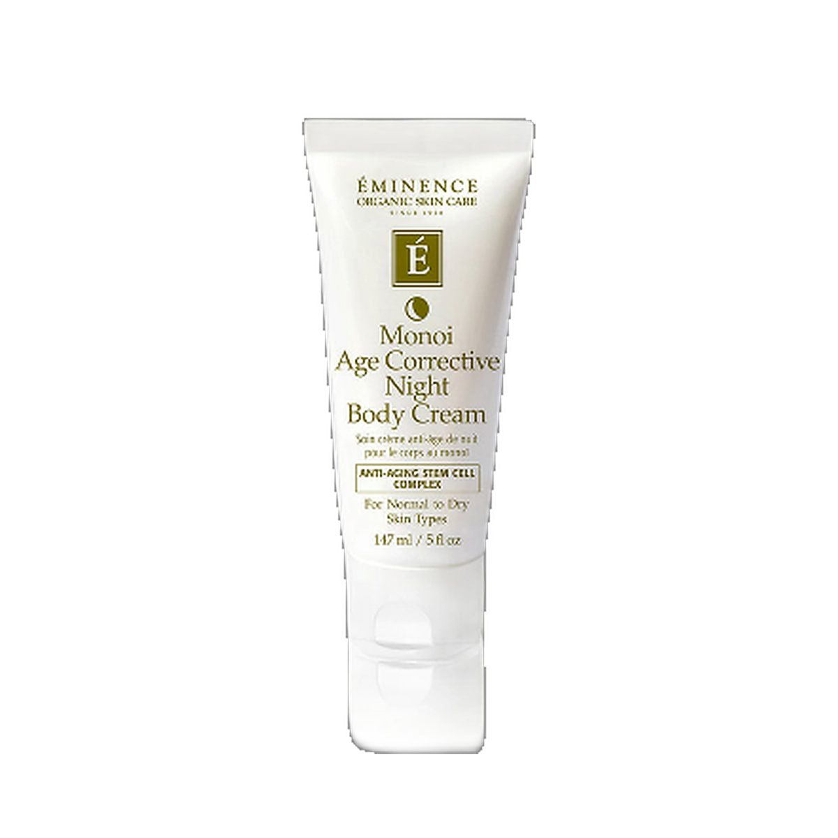 Eminence Monoi Age Corrective Night Body Cream jar on white background