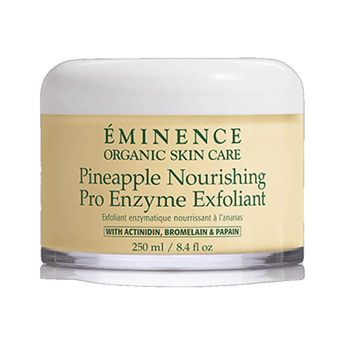 Eminence Pineapple Nourishing Pro Enzyme Exfoliant smoothing treatment on transparent background