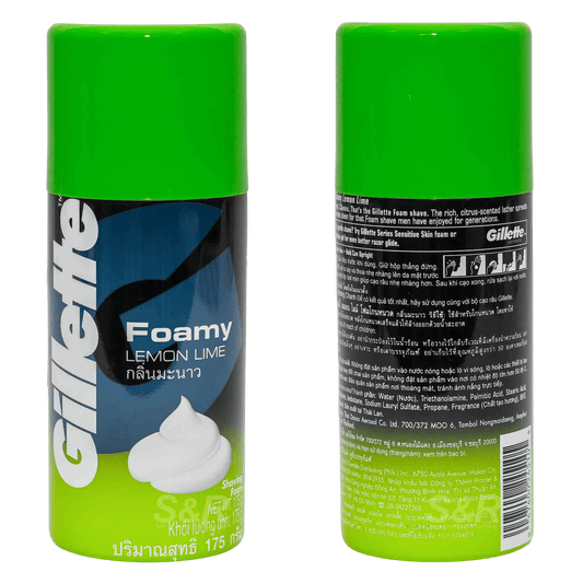 Gillette Foamy Lemon Lime Shaving Foam Availabe in Pakistan