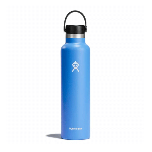 Hydro Flask 24 oz Standard Mouth Bottle with Flex Cap in Cascade — insulated water bottle