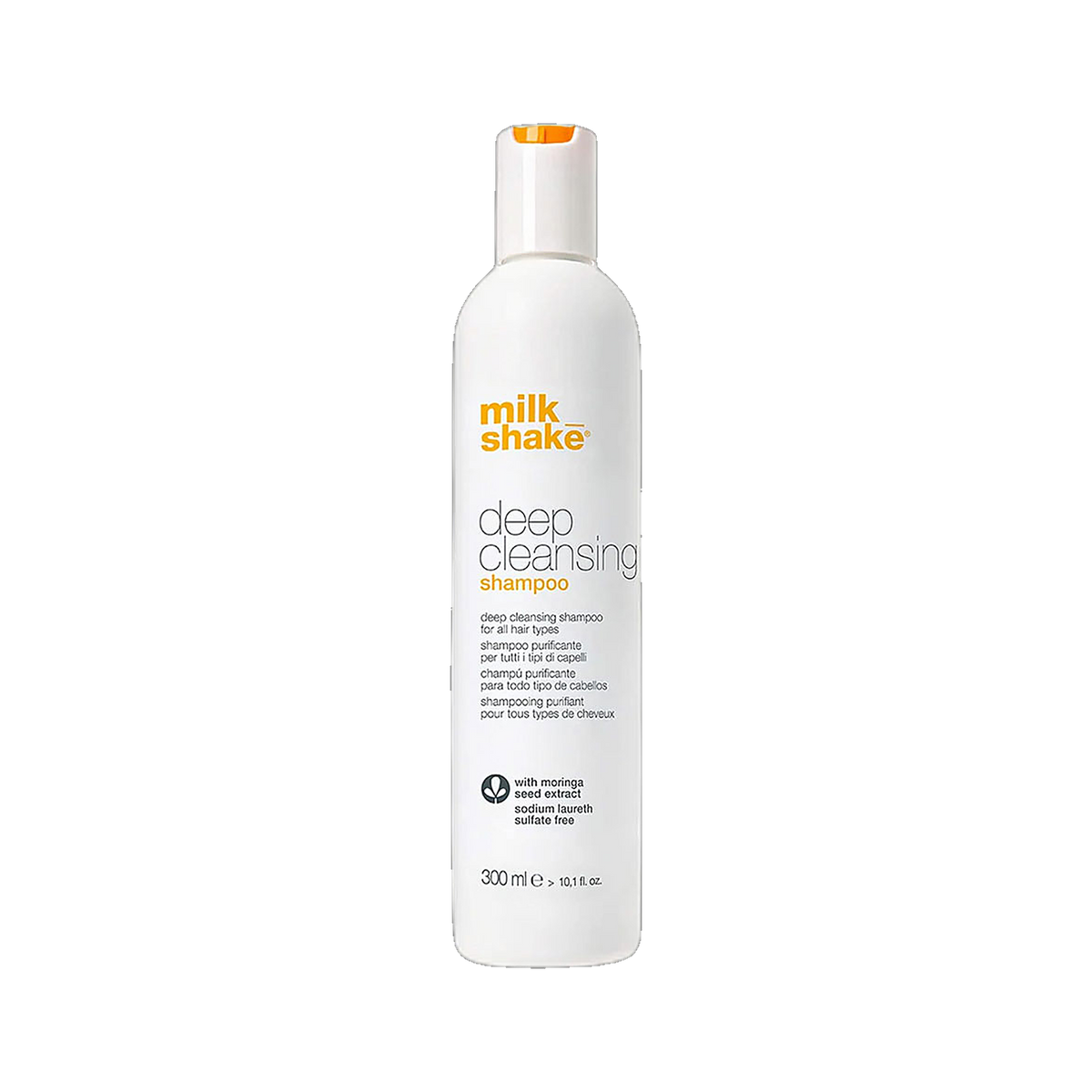 Milkshake Deep Cleansing Shampoo purifying clarifying shampoo on transparent background