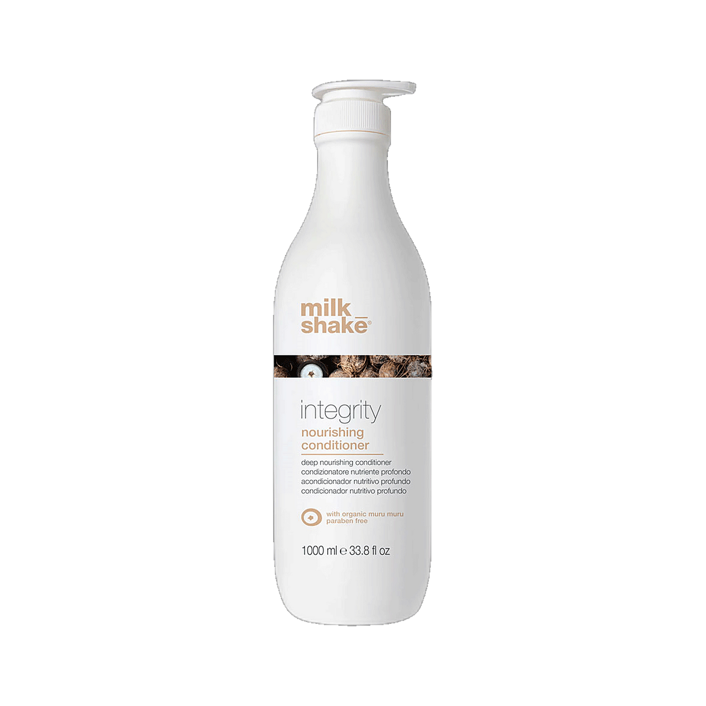 Milkshake Integrity Nourishing Conditioner 1L salon size on transparent background