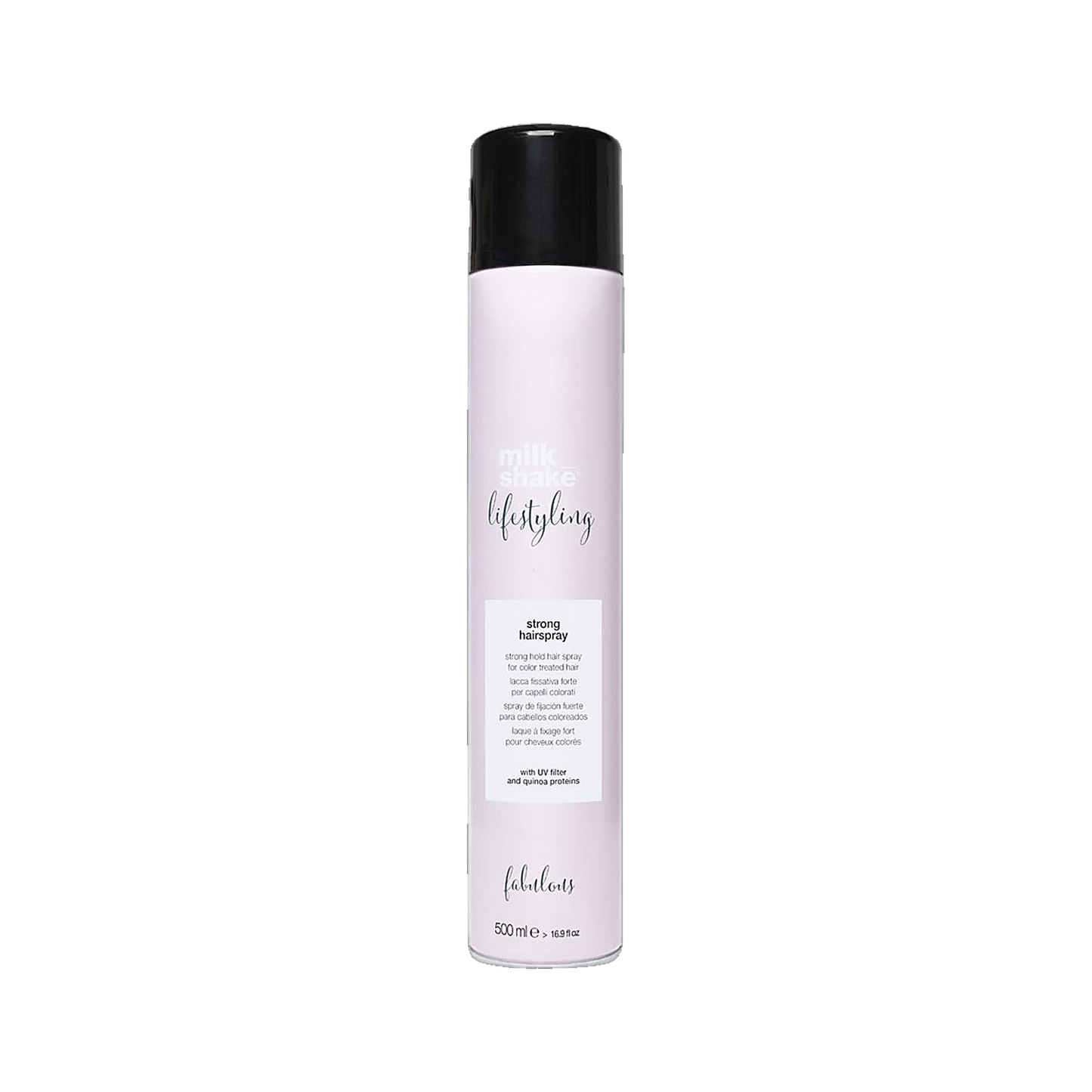 Milkshake Lifestyling Strong Hold Hairspray lasting hold on transparent background