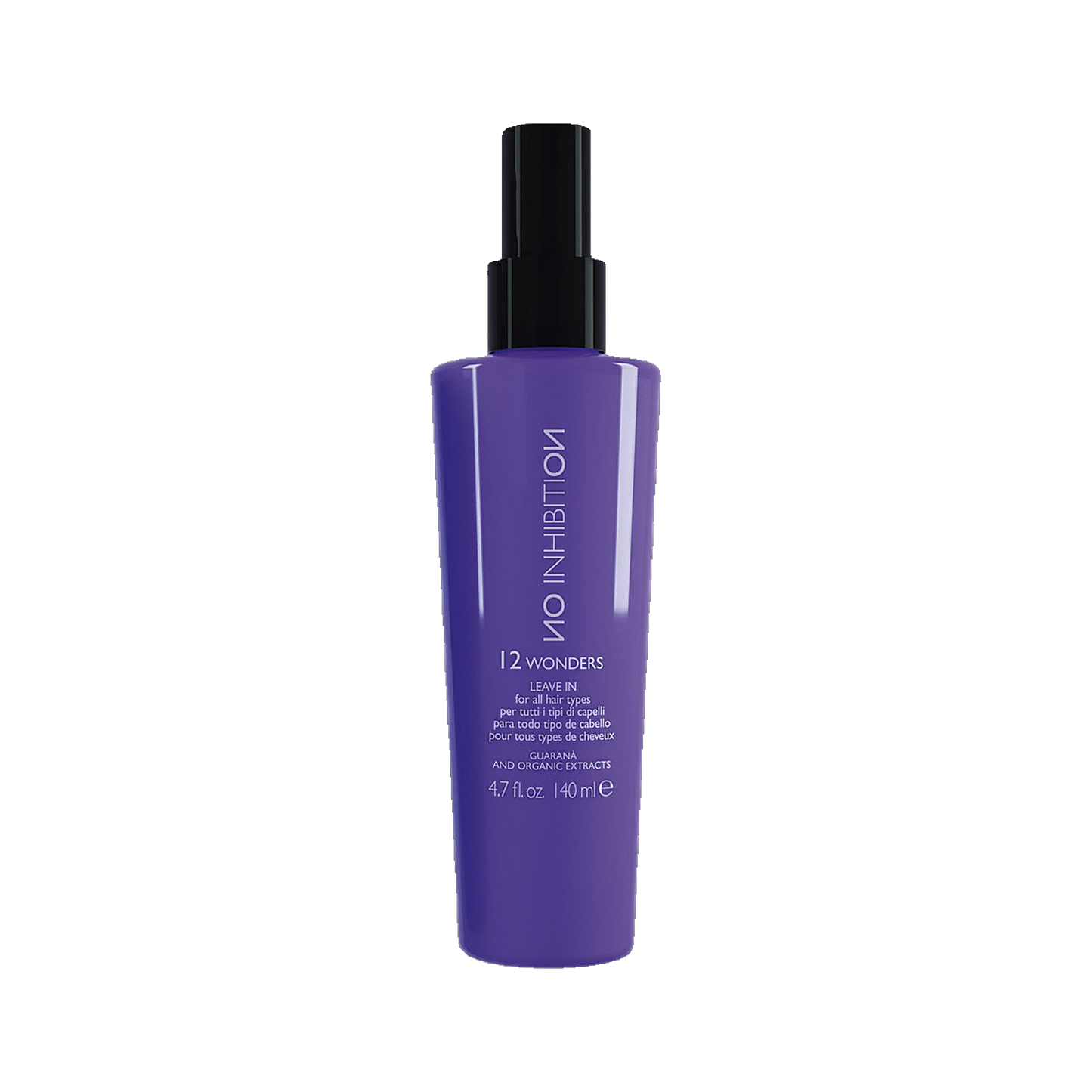 Milkshake No Inhibition 12WONDERS multi-benefit spray on transparent background
