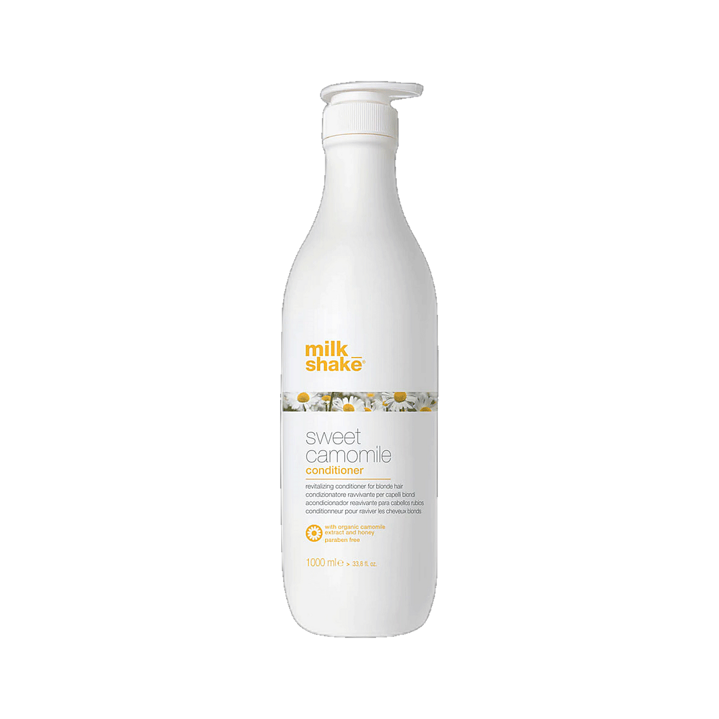 Milkshake Sweet Camomile Conditioner 1L salon size on transparent background