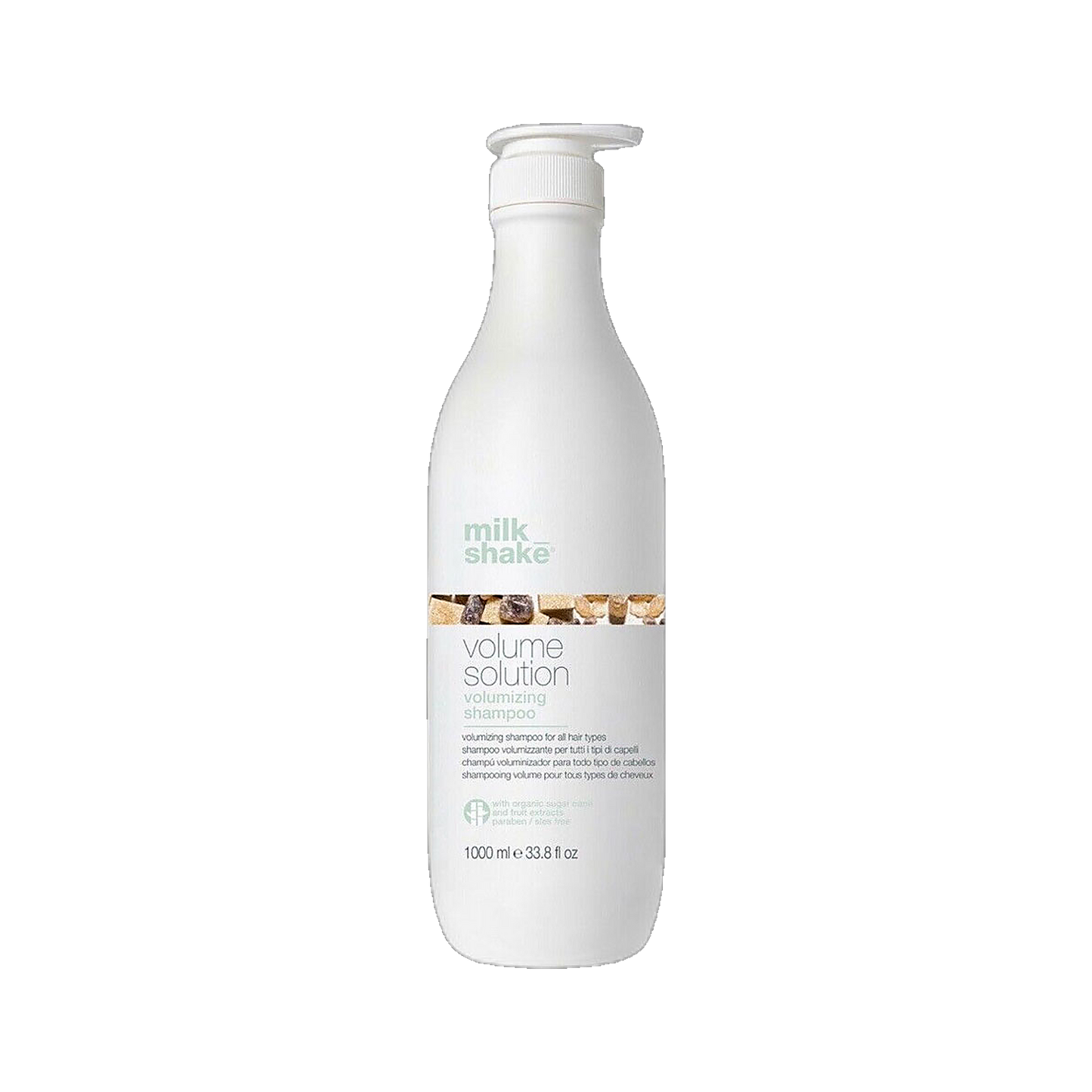 Milkshake Volumizing Shampoo for fine hair salon size on transparent background