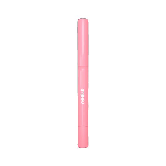 Neeks Love Lipped Fearless Flame seamless lip crayon with box on transparent background