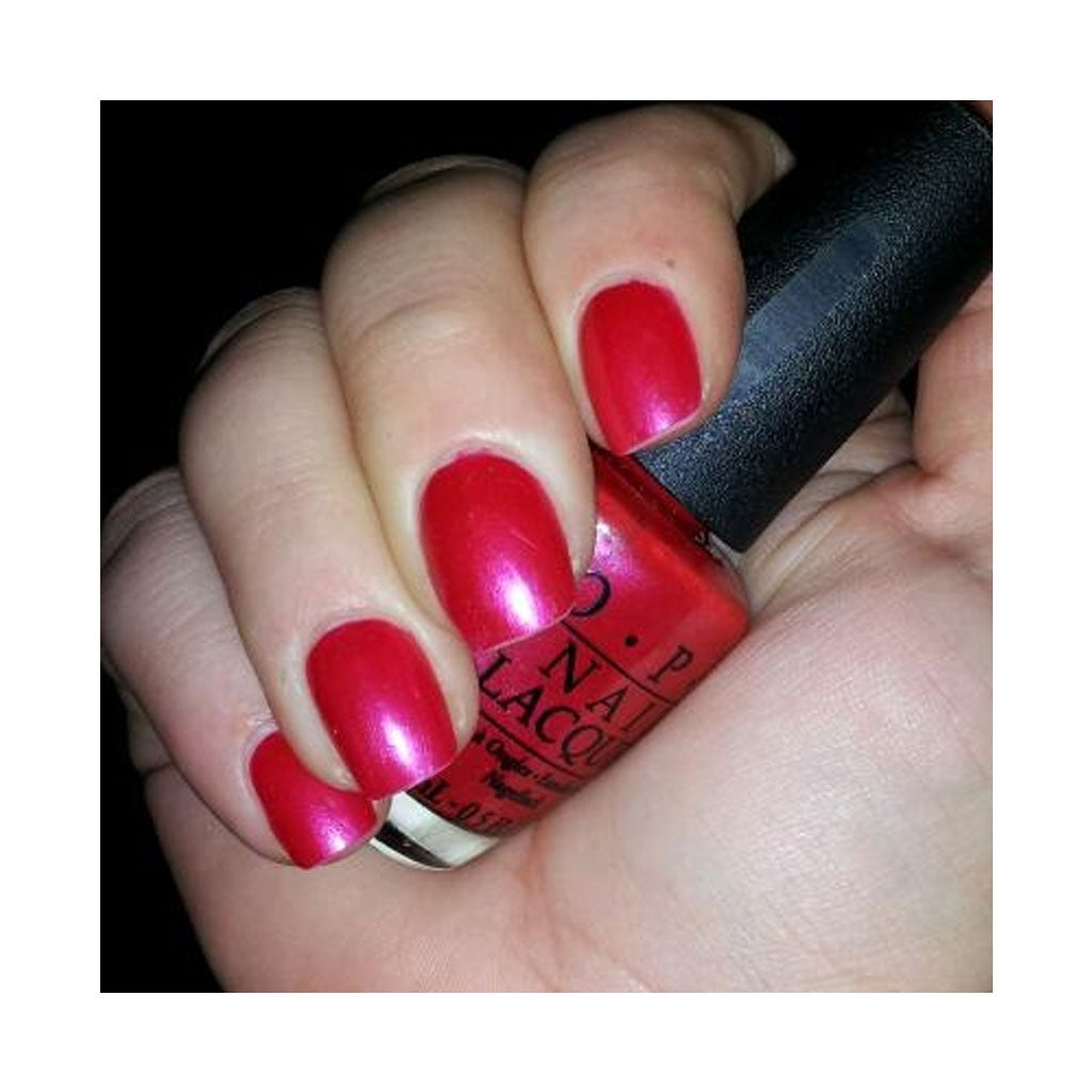 OPI Nail Lacquer Cha-Ching Cherry classic nail polish 15ml bottle