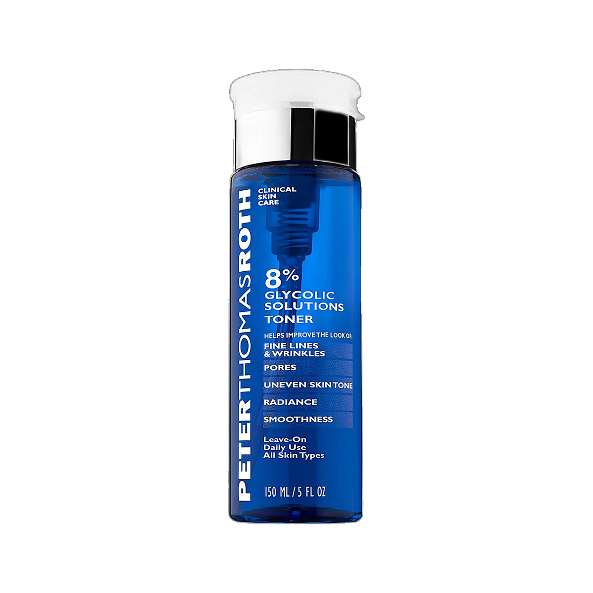 Peter Thomas Roth 8 Percent Glycolic Solutions Toner bottle on white background