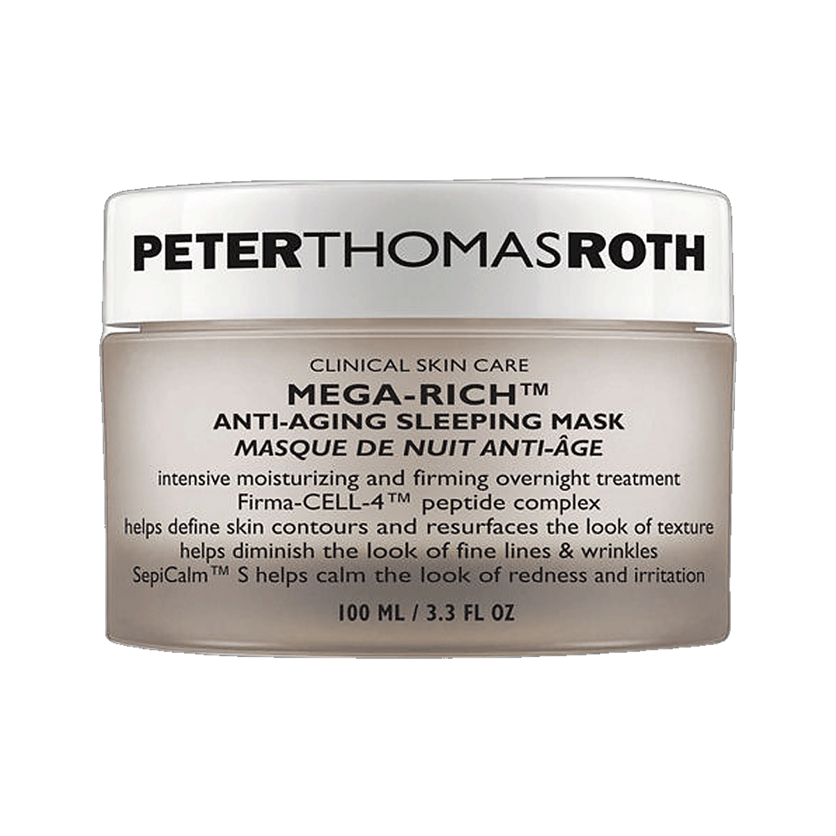 Peter Thomas Roth Mega-Rich Anti-Aging Sleeping Mask jar on white background