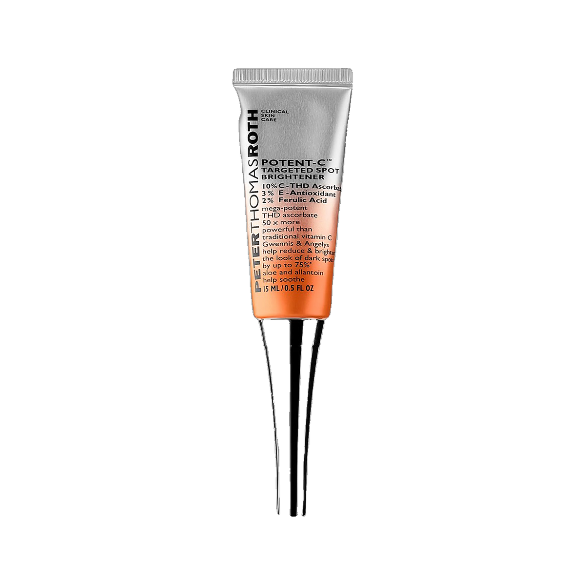 Peter Thomas Roth Potent-C Targeted Spot Brightener tube on white background
