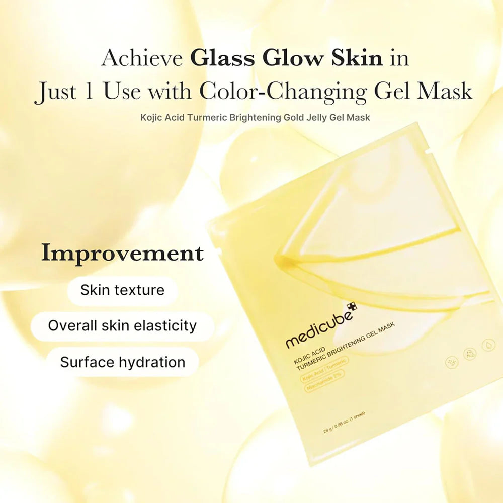 Medicube Kojic Acid Turmeric Brightening Gel Mask