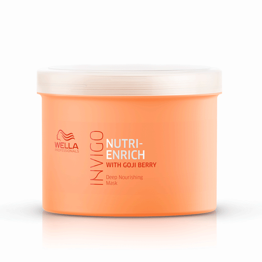 Wella Invigo Nutri-Enrich Deep Nourishing Hair Mask for Dry & Stressed Hair 500ml bottle – original Wella Professionals Pakistan